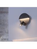 Aplique pared LED MARIO 2 luces con interruptor en una pared
