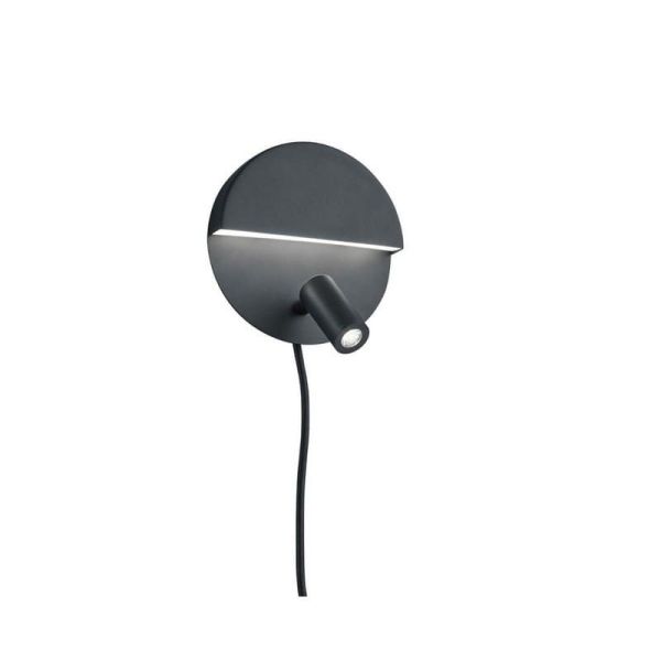 Aplique pared LED MARIO 2 luces con interruptor |LeonLeds