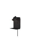 Applique murale LED avec base de chargement USB 2 lumières produit noir