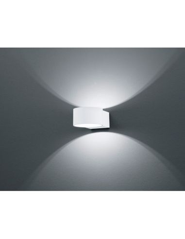 Aplique de pared LED luz arriba y abajo LACAPO blanco/negro