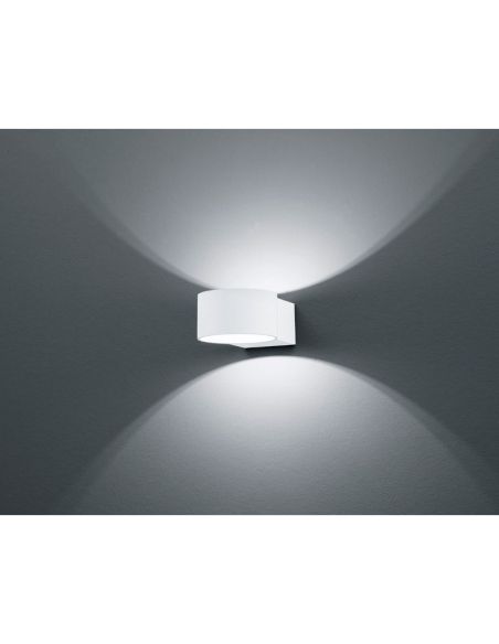 Applique LED haut et bas LACAPO blanc/noir