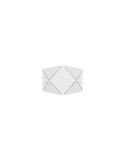 Aplique de pared LED geométrico ZANDOR 18cm blanco| LeonLeds