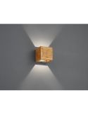 Aplique de pared LED BRAD función memoria, luz arriba y abajo detalle en una pared