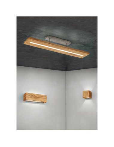 Aplique de pared LED BRAD función memoria, luz arriba y abajo ejemplo imagen ambiente