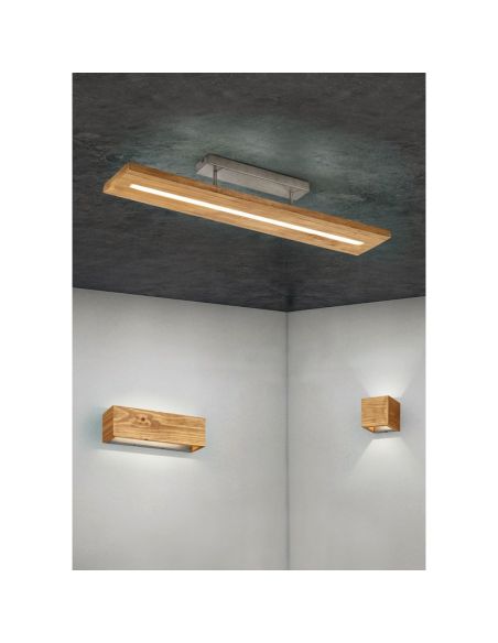 Aplique de pared LED BRAD función memoria, luz arriba y abajo ejemplo imagen ambiente