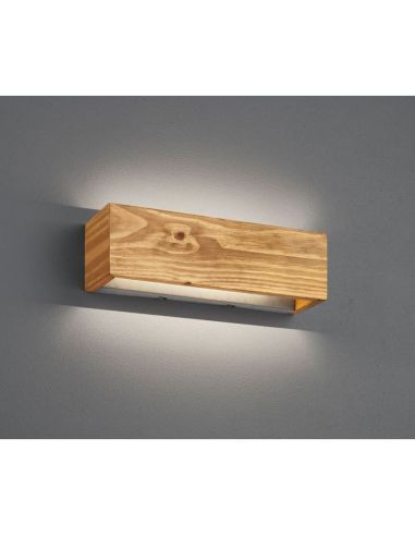 Aplique pared BRAD rectangular función memoria luz arriba-abajo en una pared