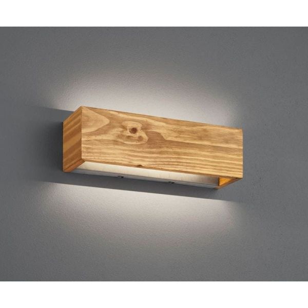 Applique rectangulaire BRAD fonction mémoire de lumière haut-bas sur un mur