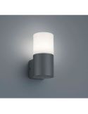 Aplique pared exterior HOOSIC antracita 1 luz excl.E27 luz encendida