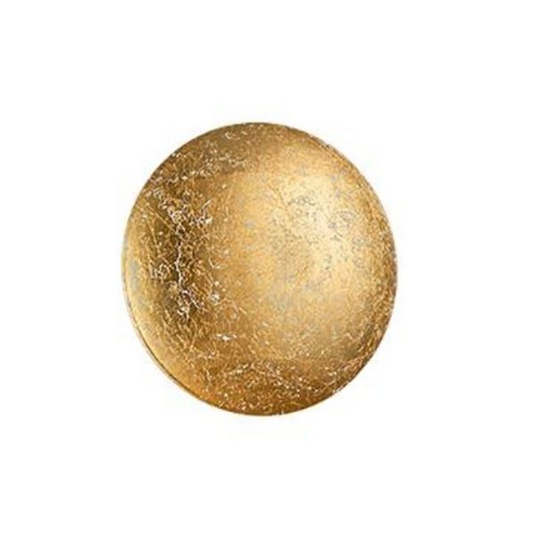 Aplique pared LED circular CHIROS acabado oro 22cm 8W | LeonLeds
