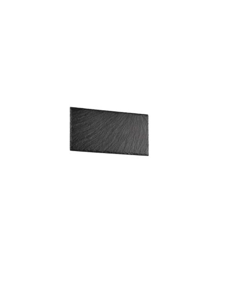 Aplique de pared LED efecto pizarra rectangular RAVEN IP20 | LeonLeds