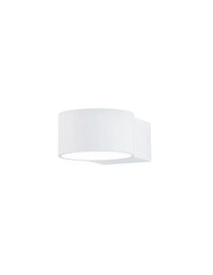 Aplique de pared LED luz arriba y abajo LACAPO blanco/negro | LeonLeds
