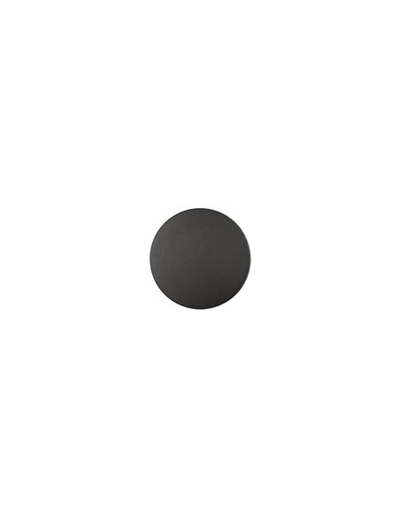 Aplique LED para exterior COMBO Ø 20cm Branco/Preto Texturizado ou Ouro Técnico, 10W 640lm, CRI90 CL.I IP65, Interruptor desliza