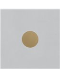 Aplique LED para exterior COMBO Ø 20cm Branco/Preto Texturizado ou Ouro Técnico, 10W 640lm, CRI90 CL.I IP65, Interruptor desliza