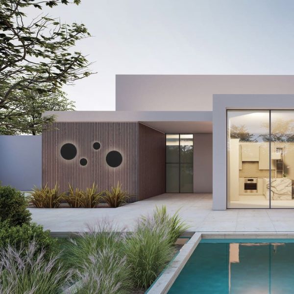 Aplique LED para exterior COMBO Ø 30cm Branco/Preto Texturizado ou Ouro Técnico, 11W 760lm, CRI90 CL.I IP65, Interruptor desliza