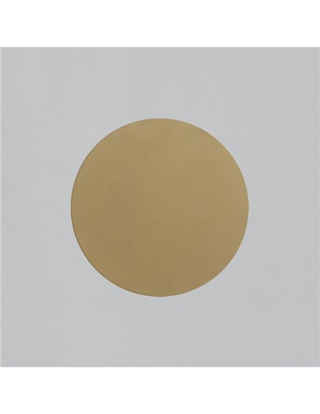 Aplique de pared LED exterior COMBO Ø 45cm Blanco/Negro Texturado u Oro Tecnico, 15W 1140lm, CRI90 CL.I IP65, 2700K-3000K Slide