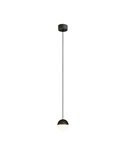 Lámpara Colgante LED CUSTO Negro Texturado/Oro Tecnico y Opal, 5W 370lm, 2700K-3000K Slide Switch, CRI90 CL.I