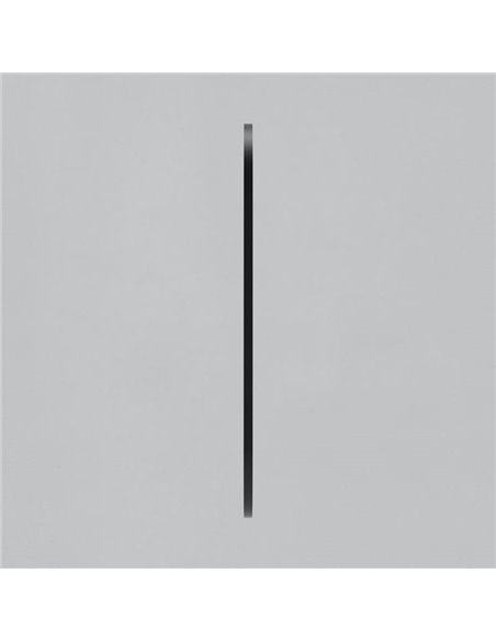 Grand miroir ovale DANIELA 1700(h)x700 Noir, Sans éclairage