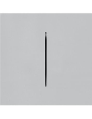 Miroir LED ovale moyen DANIELA 1200(h)x600 Noir, 55W 3000K 3725lm, CRI90 CL.II IP44, LED intégré