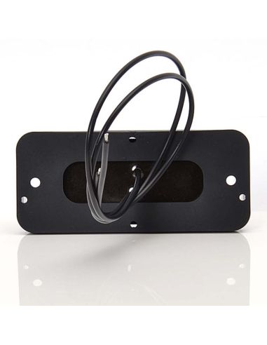 Farol de Nevoeiro LED Aprovado Abajur Branco Retangular Luz vermelha | leonleds