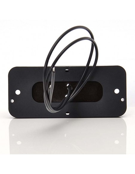 Farol de Nevoeiro LED Aprovado Abajur Branco Retangular Luz vermelha | leonleds