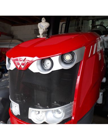 Farol LED redondo para encastrar em Classe Fendt Massey Ferguson 32W 3.000Lm Classe 3 10V-36V Thomas LED