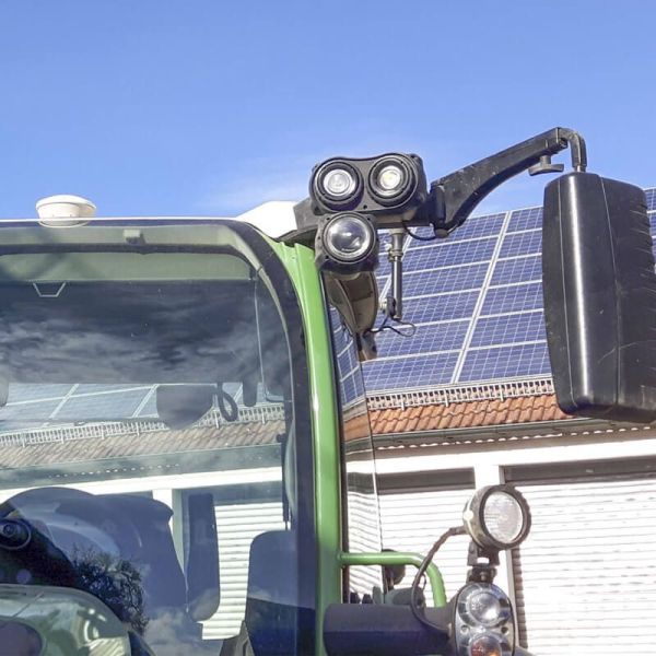 Farol LED redondo para encastrar em Classe Fendt Massey Ferguson 32W 3.000Lm Classe 3 10V-36V Thomas LED