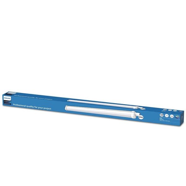 Regleta LED Blanca 60Cm 1.700Lm IP65 IK06 17W ProjectLine Waterproof White Philips | LeonLeds
