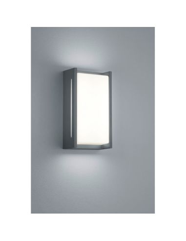 Aplique de pared LED INDUS para uso exterior encendido