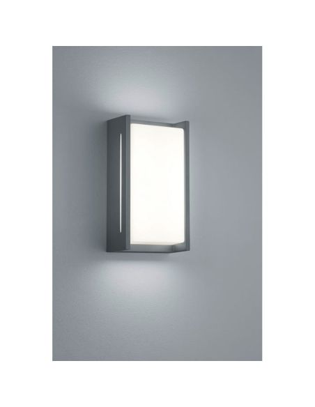 Aplique de pared LED INDUS para uso exterior encendido