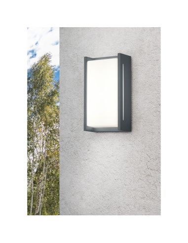 Aplique de pared LED INDUS para uso exterior en una pared