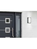 Aplique de pared LED INDUS para uso exterior foto ambiente
