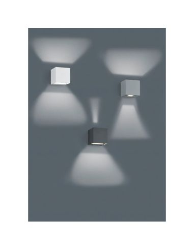 Applique LED carrée ADAJA 3 couleurs