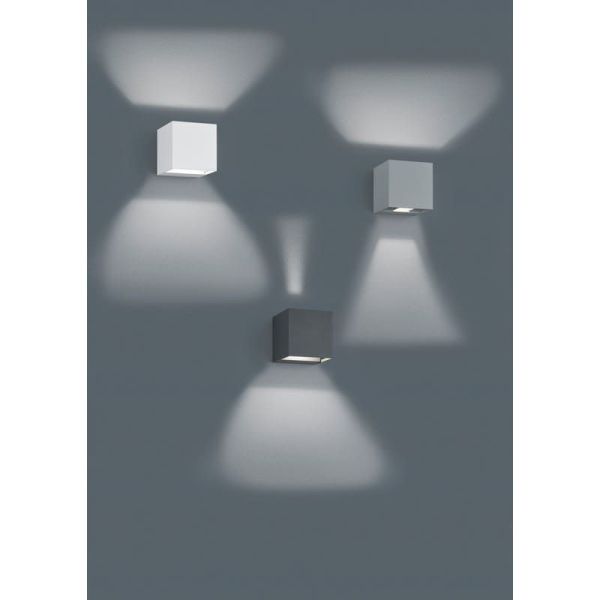 Aplique LED quadrado ADAJA 3 cores