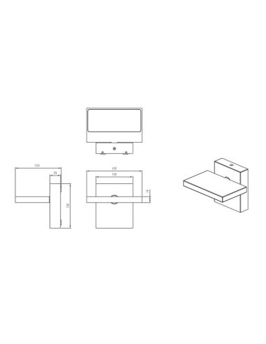 Aplique de pared LED para exterior...