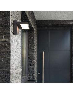 Luminária de parede externa HORTON LED com abajur ajustável incl. 1x8W LED 1000Lm 3000K IP54 jardim/externo 226360142 2