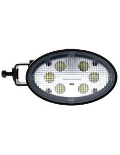 Luz de trabalho LED oval 2.000Lm com suporte lateral giratório Óptica de trabalho D15095 | LeonLeds 2