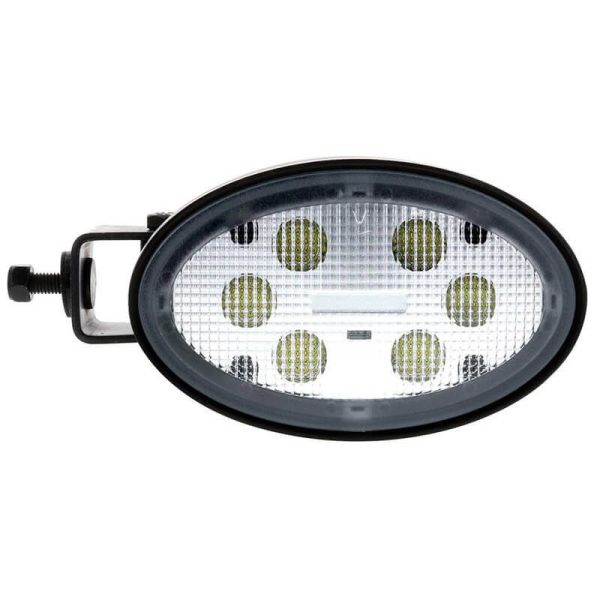 Lampe de travail ovale à LED 2 000 Lm avec support latéral pivotant, optique de travail D15095 | LéonLeds
