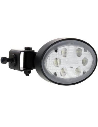 Faro LED de Trabajo Ovalado 2.000Lm con soporte lateral Giratorio Swivel Óptica de Trabajo  D15095 | LeonLeds