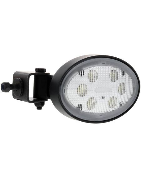 Faro LED de Trabajo Ovalado 2.000Lm con soporte lateral Giratorio Swivel Óptica de Trabajo  D15095 | LeonLeds