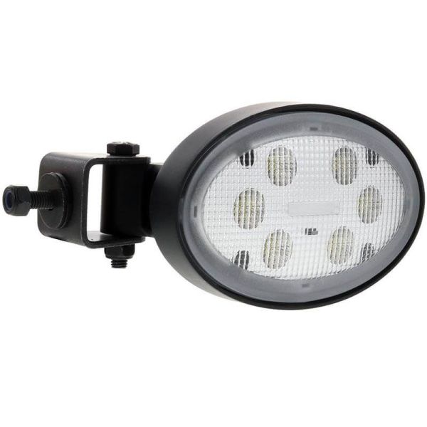 Faro LED de Trabajo Ovalado 2.000Lm con soporte lateral Giratorio Swivel Óptica de Trabajo  D15095 | LeonLeds