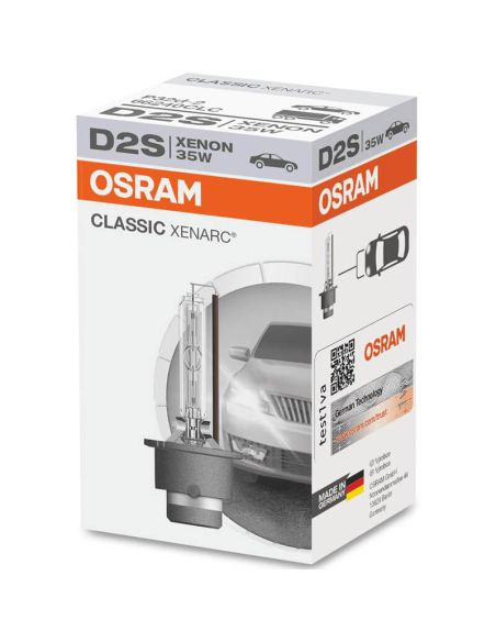 Bombilla D2S Osram Xenarc Classic 66240CLC 4052899075443 | LeonLeds