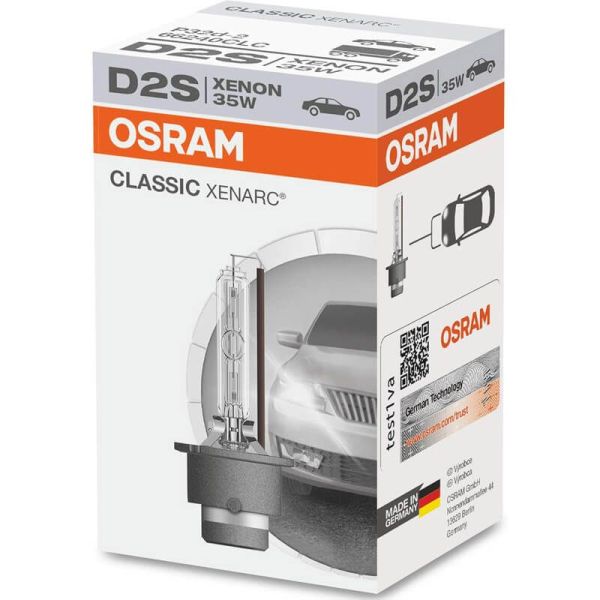 Bombilla D2S Osram Xenarc Classic 66240CLC 4052899075443 | LeonLeds