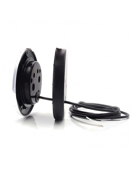 Luz de ré LED redonda embutida 12/24 V
