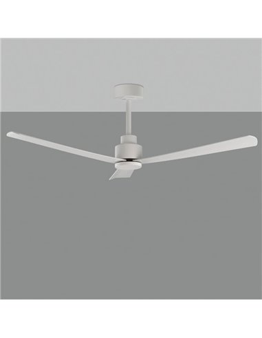 Ventilateur de plafond GREGAL blanc, MOTEUR DC 35W, CL.I, Télécommande