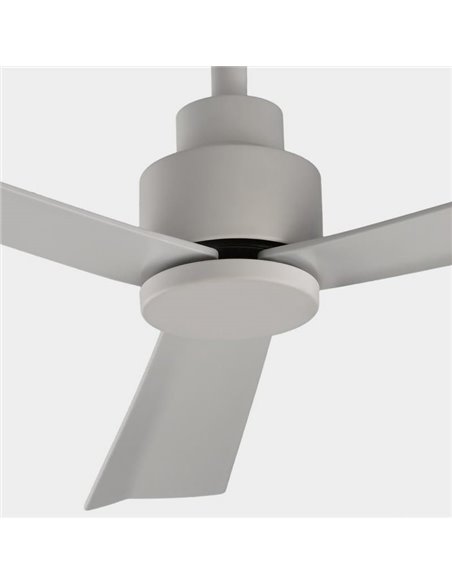 Ventilador de techo GREGAL Blanco, MOTOR DC 35W, CL.I, Mando a distancia