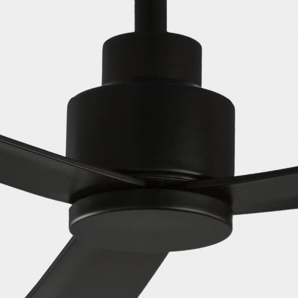 Ventilateur de plafond GREGAL noir, MOTEUR DC 35W, CL.I, Télécommande