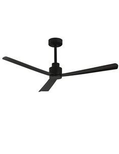 Ventilador de teto preto GREGAL, MOTOR 35W DC, CL.I, controle remoto