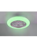 Ventilador techo regulable LED STRALSUND Titanio 3 velocidades| LeonLeds