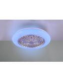 STRALSUND Titanium Ventilateur de plafond réglable LED 3 vitesses | LéonLeds