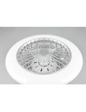 Ventilador techo regulable LED STRALSUND Titanio 3 velocidades| LeonLeds